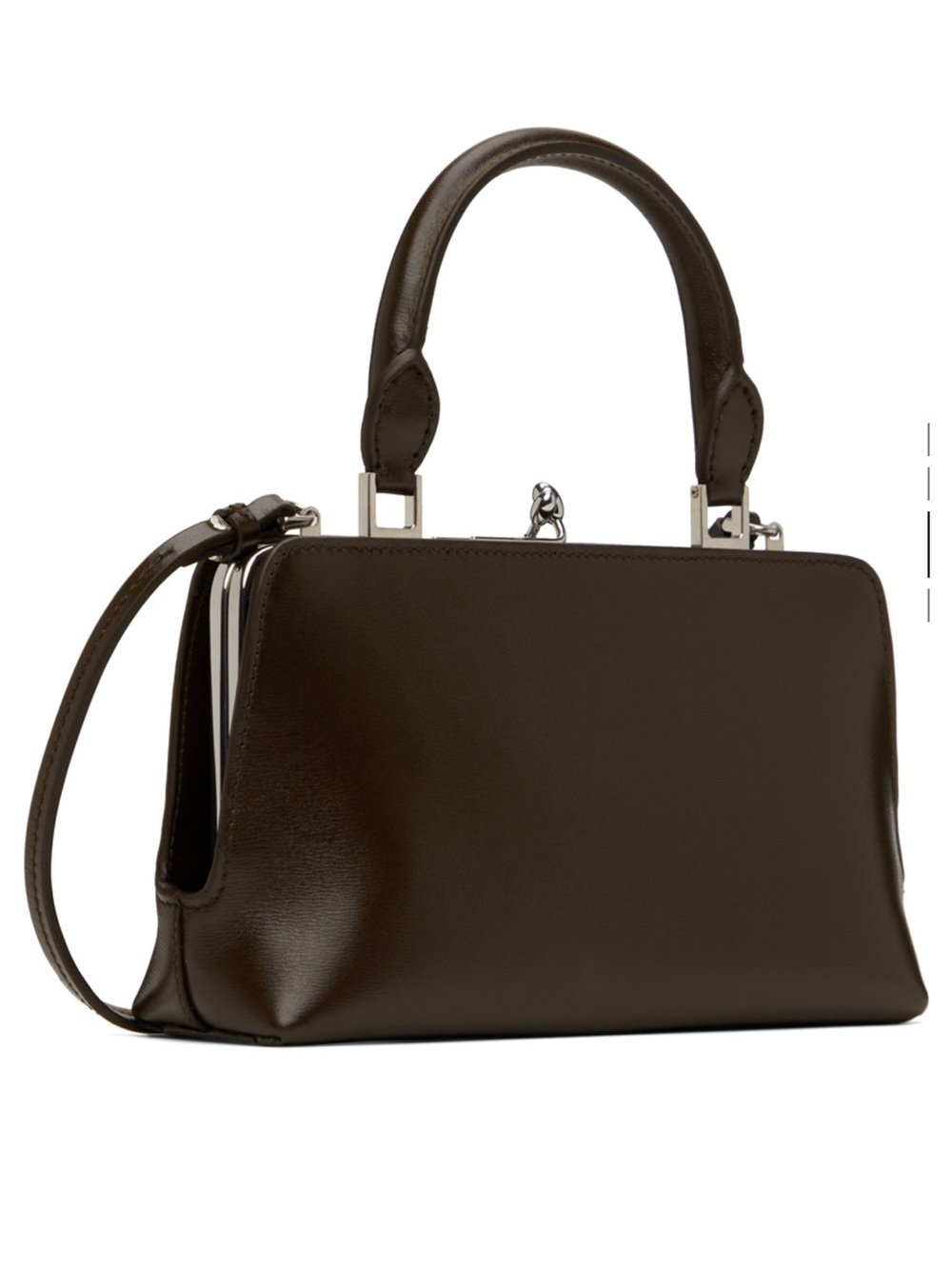 Jil Sander Mini Brown Goji Bag - Picture 2 of 7